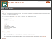 Tablet Screenshot of bouldersonthegreen.com